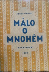 kniha Málo o mnohém, Aventinum 1923