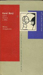 kniha Karel Nový Náčrt života a díla, Československý spisovatel 1960