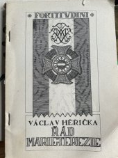 kniha Řád Marie-Terezie Fortitvdini, Klub pro českou heraldiku a genealogii 1990