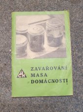 kniha Zavařování masa v domácnosti, Ústředí československých hospodyň 1948