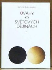 kniha Úvahy o světových dějinách, Votobia 1996