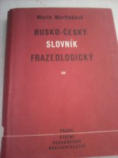 kniha Rusko-český frazeologický slovník, SPN 1953