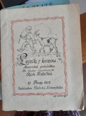 kniha Lojzík s kozou Americká pohádka, Dědictví Komenského 1925