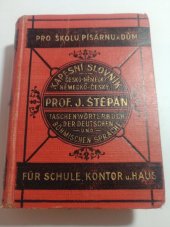 kniha Nový kapesní slovník německo-český a česko-německý = [Neues Taschenwörterbuch der deutschen und böhmischen Sprache ...], Jindřich Lorenz 1938