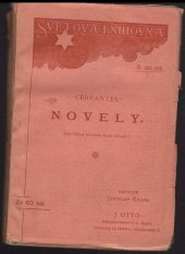 kniha Cervantesovy novely poučných povídek řada druhá, J. Otto 1903