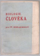 kniha Biologie člověka pro 4. třídu gymnasií, Státní nakladatelství učebnic 1951