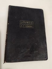 kniha Liturgie patriarchy K. Farského, Ústřední rada CČS 1939