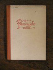 kniha Písmo a jeho užití, Orbis 1953