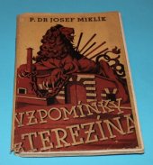 kniha Vzpomínky z Terezína, Josef Glos 1946