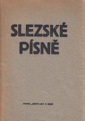 kniha Slezské písně, Nový lid 1919