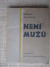 kniha Není mužů Rozmarné povídky, Družstvo mor. kola spis. 1934