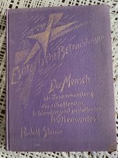kniha Der Mensch als Zusammenklang des schaffenden, bildenden und gestaltenden Weltenwortes., Philosophisch Anthroposophischer Verlag am Goetheanum Dornach 1931