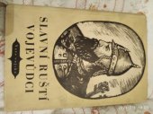 kniha Slavní ruští vojevůdci Dimitrij Donský, Minin a Požarskij, Suvorov a Kutuzov : sborník studií [sovět. historiků vojenství] A.V. Karaseva ... [et al.], Naše vojsko 1955