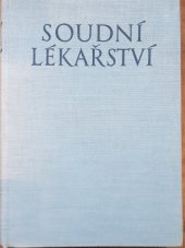 kniha Soudní lékařství, Orbis 1956