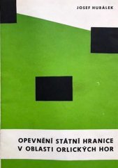 kniha Opevnění státní hranice v oblasti Orlických hor, MNV v Rokytnici v Orl. horách 1974