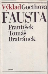 kniha Výklad Goethova Fausta, Odeon 1982