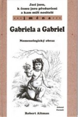 kniha Jací jsou, k čemu jsou předurčeni a kam míří nositelé jmen Gabriela a Gabriel nomenologický obraz, Adonai 2003