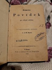 kniha Osmero povídek pro útlejší mládež, Jarosl. Pospíšil 1867