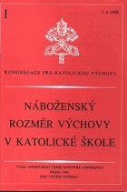 kniha Náboženský rozměr výchovy v katolické škole, Česká biskupská konference 1994