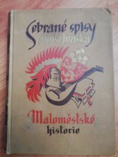 kniha Maloměstské historie, J. Otto 1927