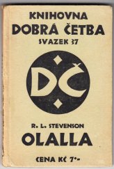 kniha Olalla [novela], Pokrok 1927