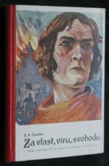 kniha Za vlast, víru, svobodu. Díl I, Josef Elstner 1934