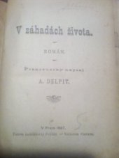 kniha V záhadách života román, s.n. 1897