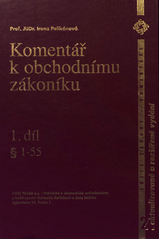 kniha Komentář k obchodnímu zákoníku. 1. díl, § 1-55, Linde 1997