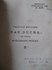 kniha Dar ducha. VIII. řada, - Myšlenkové proudy, Zmatlík a Palička 1923