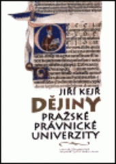 kniha Dějiny pražské právnické univerzity, Karolinum  1995