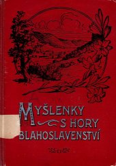 kniha Myšlenky s Hory blahoslavenství = [Thoughts from the Mount of Blessing], Adventní nakladatelství 1938