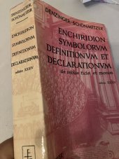 kniha Enchiridion symbolorum. Definitionum et declarationum de Rebus fidei et morum, Herder 1967