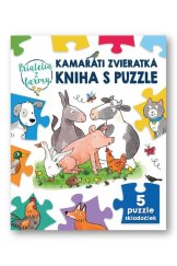 kniha Kamaráti zvieratká kniha s puzzle Priatelia z farmy, Svojtka 2022