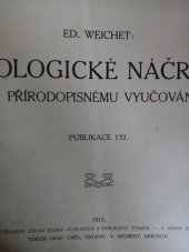 kniha Biologické náčrty k přírodopisnému vyučování, Ústř. spolek jednot učitel. 1911