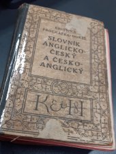 kniha Slovník anglicko-český s připojenou výslovností všech slov ... = A Dictionary of the English and Czech languages ..., Kvasnička a Hampl 1946