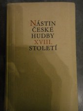 kniha Nástin české hudby 18. století, SNKLHU  1955
