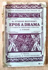 kniha Epos a drama, F. Topič 1930