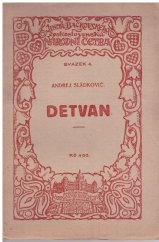kniha Detvan, Jindřich Bačkovský 1929