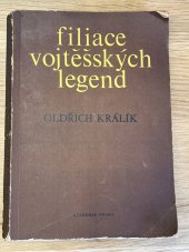kniha Filiace vojtěšských legend, Academia 1971