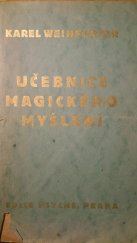 kniha Učebnice magického myšlení, Josef Hoznourek 1935