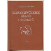 kniha Konzervujeme maso v domácnosti, Práce 1959