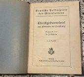 kniha Christgeburtsspiel , Lepzig  1858