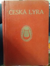 kniha Česká lyra nárys české lyriky novodobé, Česká grafická Unie 1926