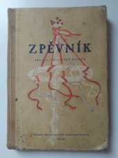 kniha Zpěvník pro 6. a 7. postupný ročník všeobecně vzdělávacích škol, SPN 1955