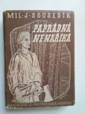 kniha Paprádná nenaříká Román, R. Promberger 1942