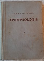 kniha Epidemiologie, Zdravotnické nakladatelství 1952