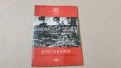 kniha Kozí hrádek Státní hrad a památky husitského kraje, Sportovní a turistické nakladatelství 1956