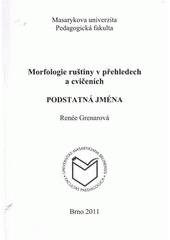 kniha Morfologie ruštiny v přehledech a cvičeních. Podstatná jména, Masarykova univerzita 2011