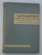 kniha Geometrie pro 11. ročník dvanáctiletých středních škol Pokusná učebnice, SPN 1960