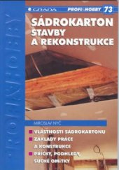 kniha Sádrokarton stavby a rekonstrukce, Grada 2001